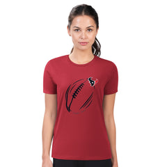 Houston Texans G-III 4Her by Carl Banks Women's Super-Slim Fit Lightweight Subtle Football T-Shirt - Red sale