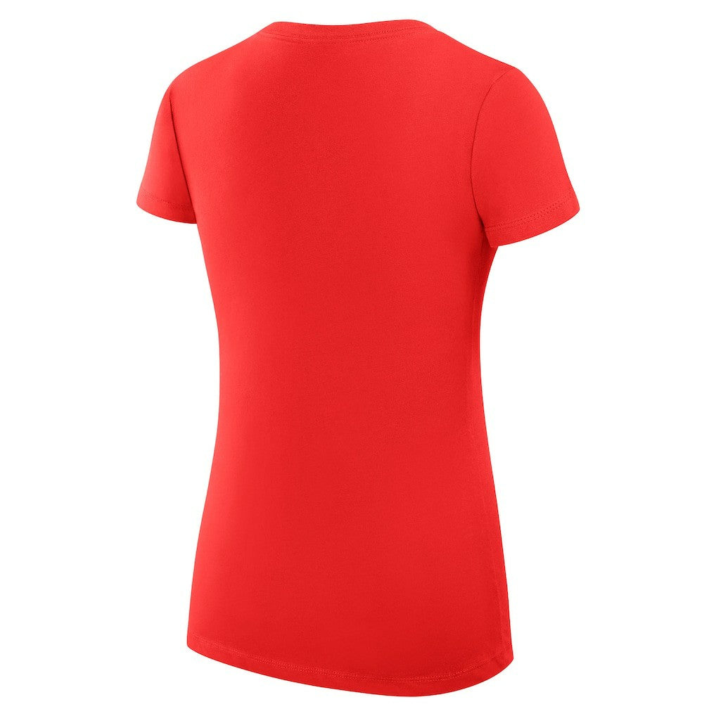 Buffalo Bills G-III 4Her by Carl Banks Women's Super-Slim Fit Lightweight Subtle Football V-Neck T-Shirt - Red sale