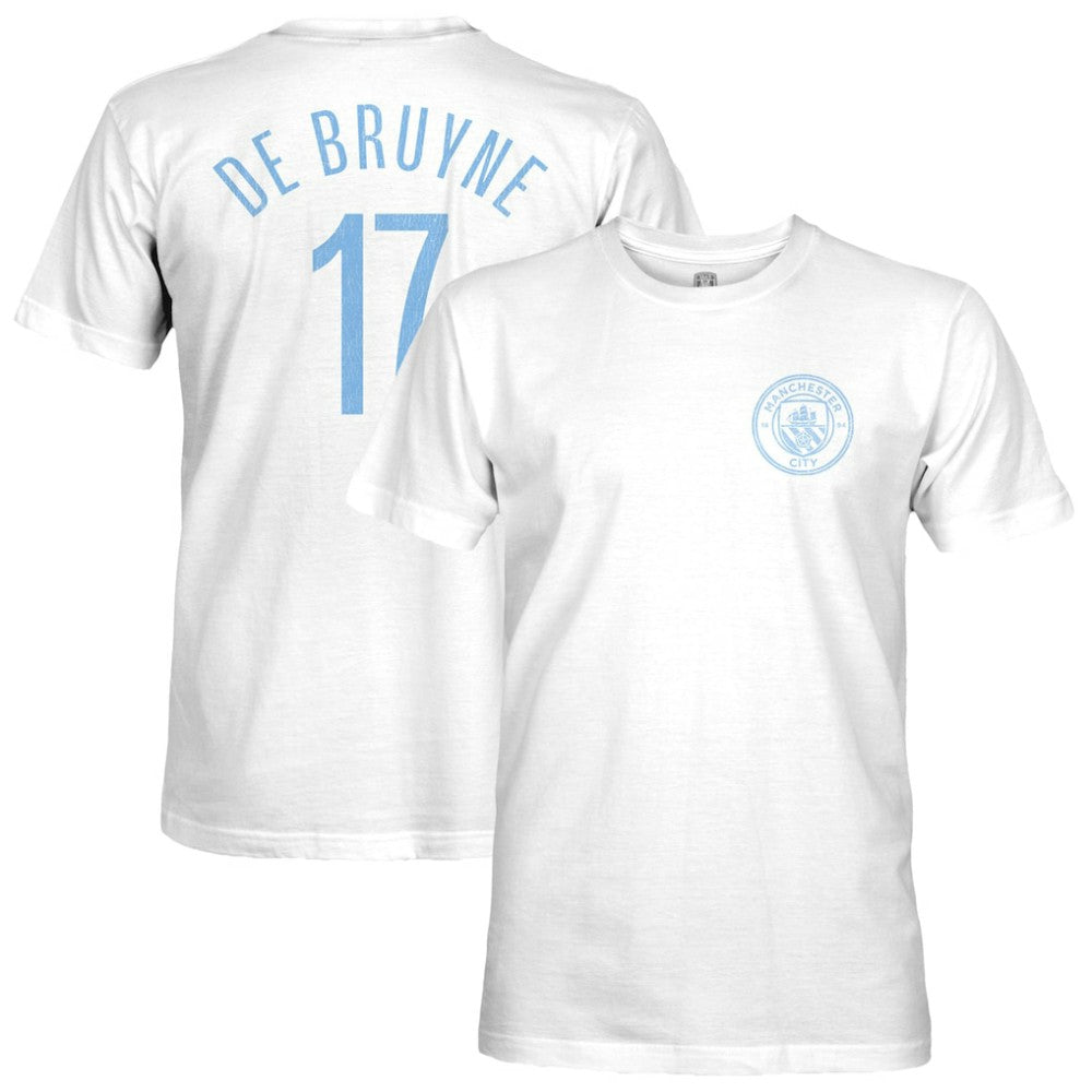 Kevin De Bruyne Manchester City 1863FC Player T-Shirt - White outlet