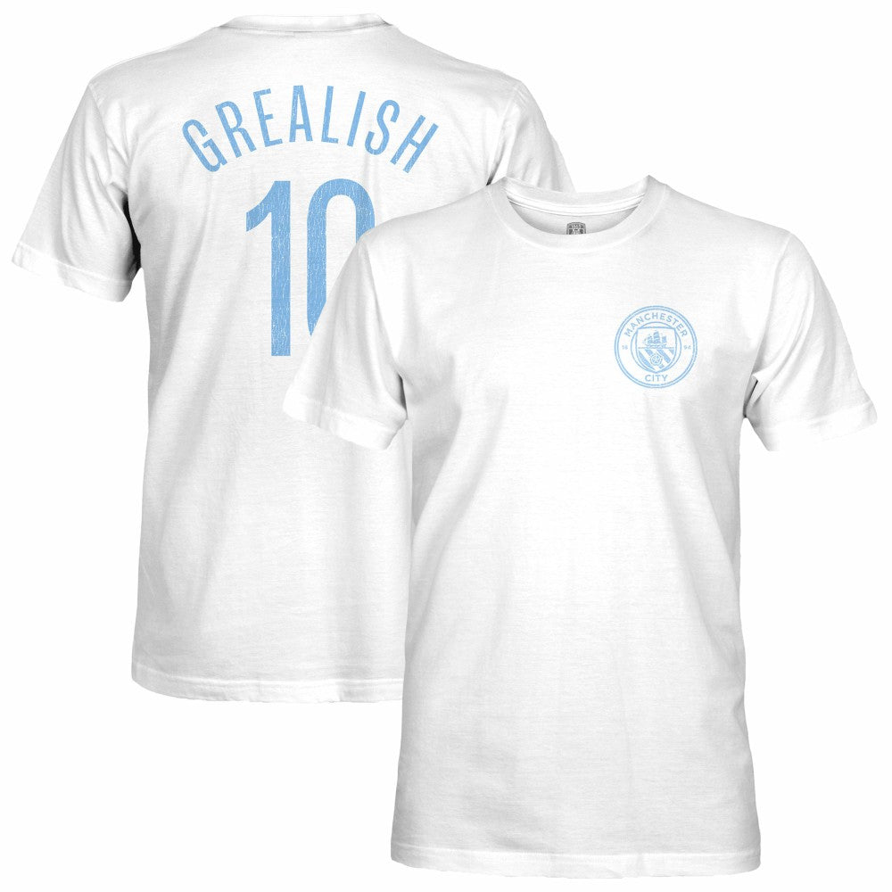 Jack Grealish Manchester City 1863FC Player T-Shirt - White discount
