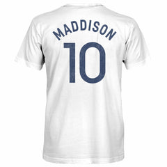 James Maddison Tottenham Hotspur 1863FC Player T-Shirt - White on sale