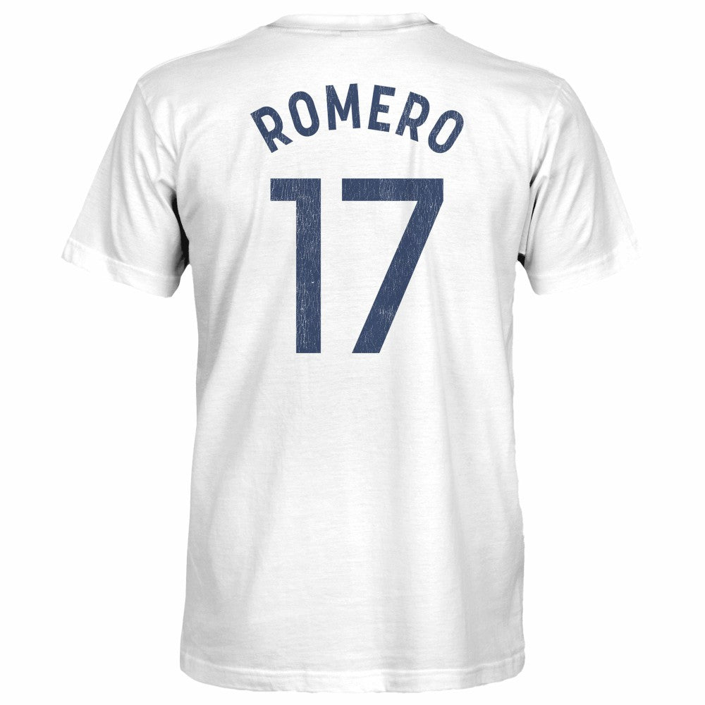 Cristian Romero Tottenham Hotspur 1863FC Player T-Shirt - White on sale