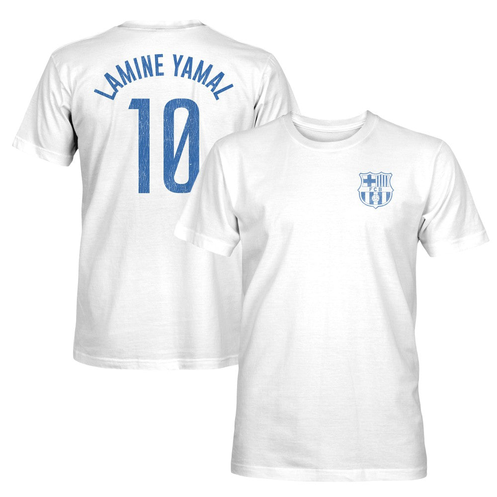Lamine Yamal Barcelona 1863FC Player T-Shirt - White cheap