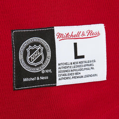 Chicago Blackhawks Mitchell & Ness Thermal Henley Long Sleeve T-Shirt Red