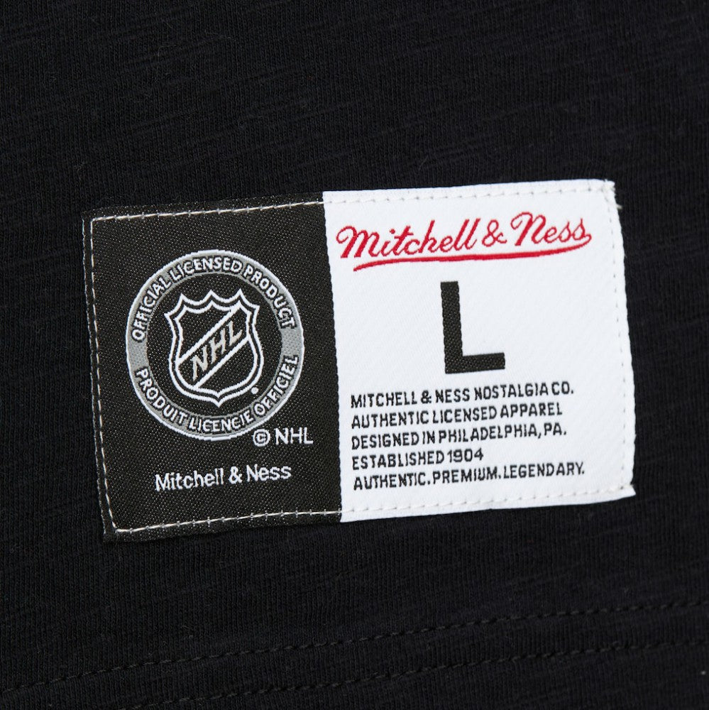 Pittsburgh Penguins Mitchell & Ness Legendary Slub Raglan Long Sleeve T-Shirt Black/Gold