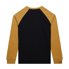 Vegas Golden Knights Mitchell & Ness Legendary Slub Raglan Long Sleeve T-Shirt Black/Gold