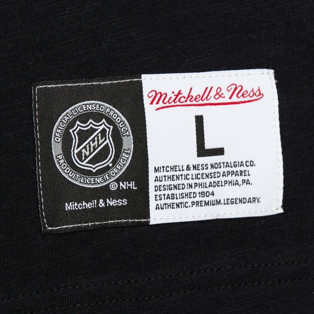 Boston Bruins Mitchell & Ness Legendary Slub Raglan Long Sleeve T-Shirt Black/Gold