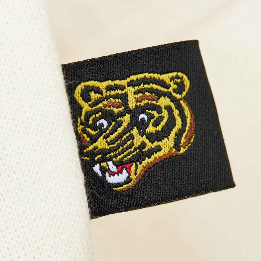 Boston Bruins Mitchell & Ness Women's Logo 3.0 Pullover Sweatshirt Cream