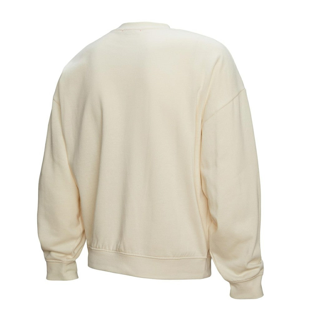 Seattle Kraken Mitchell & Ness Women's Logo 3.0 Pullover Sweatshirt Cream
