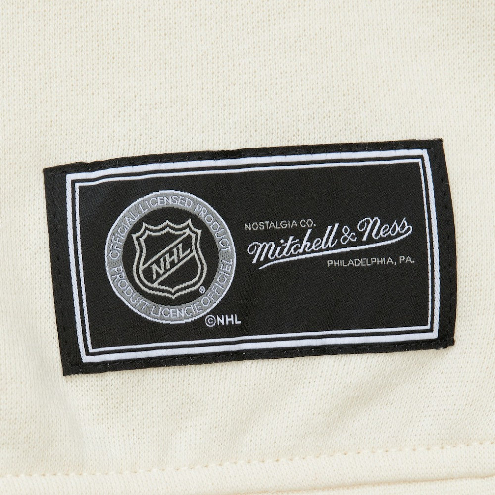 New York Rangers Mitchell & Ness Women's Logo 3.0 Pullover Sweatshirt Cream