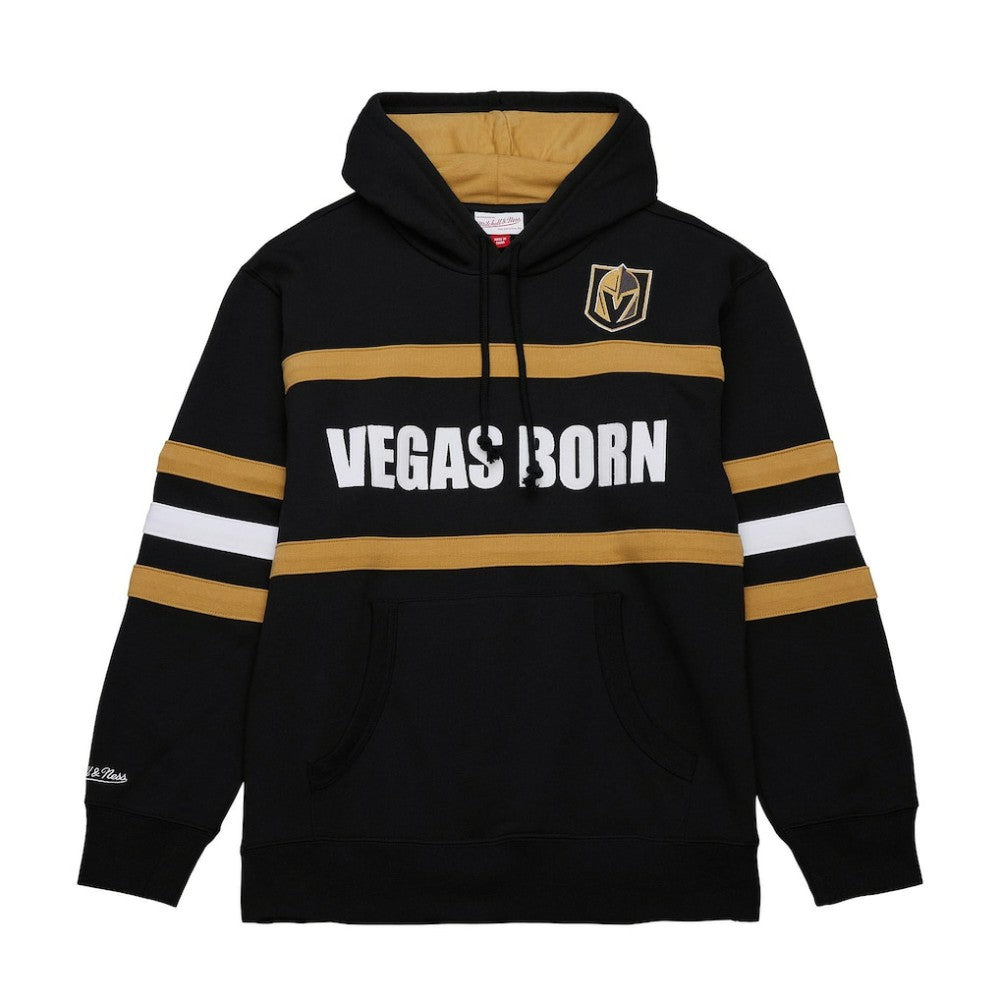 Vegas Golden Knights Mitchell & Ness Head Coach Slogan Pullover Hoodie Black