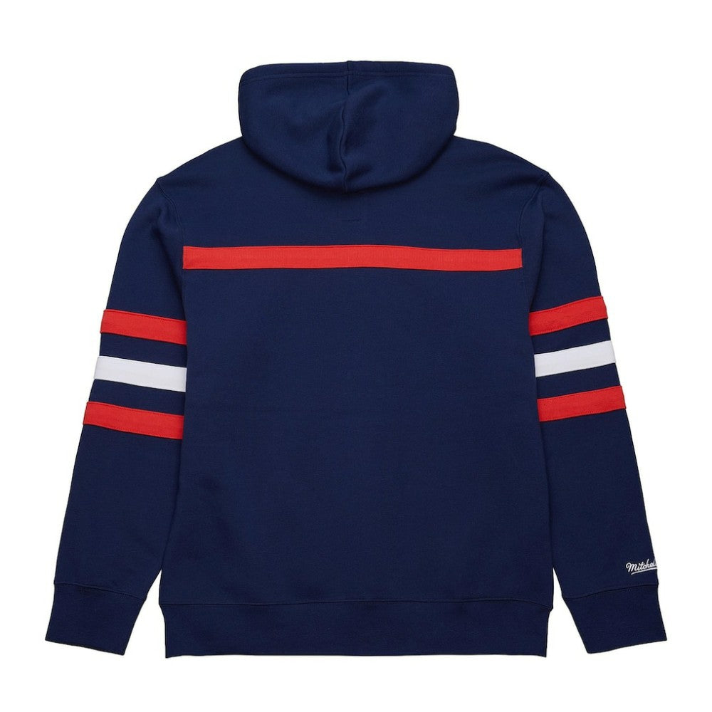 Washington Capitals Mitchell & Ness Head Coach Slogan Pullover Hoodie Navy