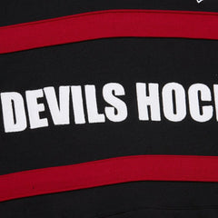 New Jersey Devils Mitchell & Ness Head Coach Slogan Pullover Hoodie Black