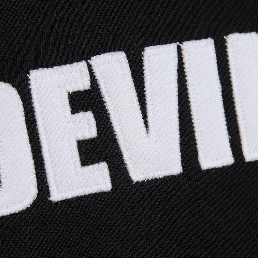 New Jersey Devils Mitchell & Ness Head Coach Slogan Pullover Hoodie Black