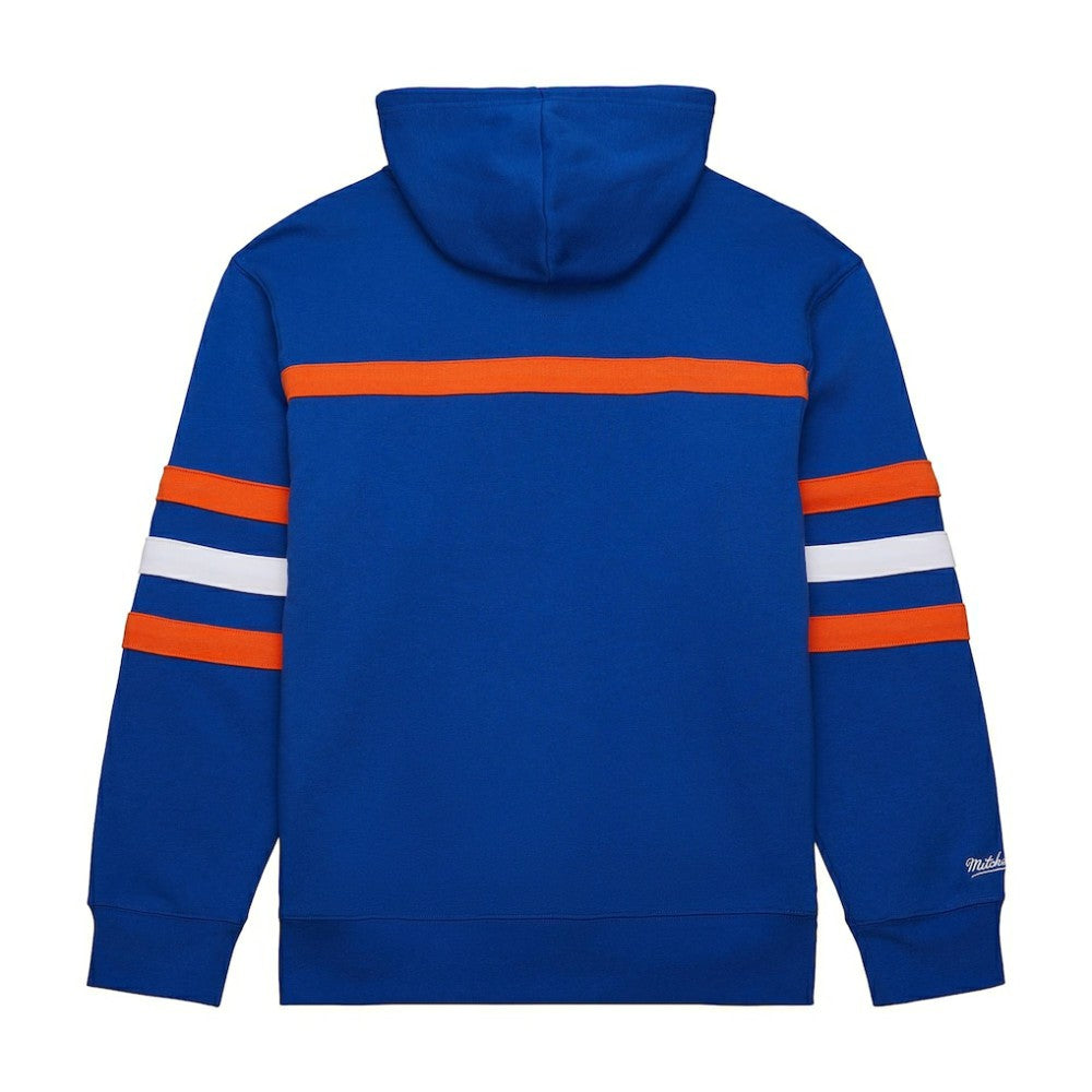 New York Islanders Mitchell & Ness Head Coach Slogan Pullover Hoodie Royal