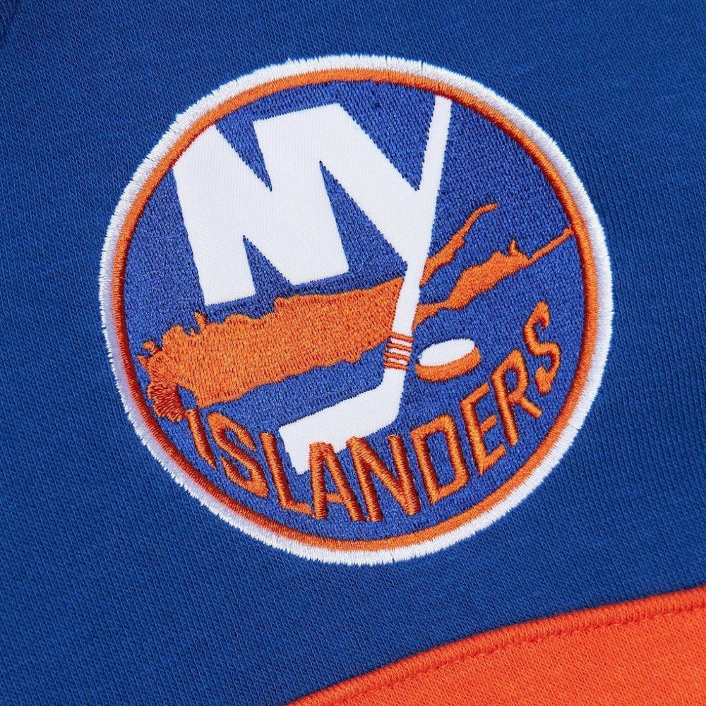 New York Islanders Mitchell & Ness Head Coach Slogan Pullover Hoodie Royal