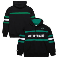 Dallas Stars Mitchell & Ness Head Coach Slogan Pullover Hoodie Black