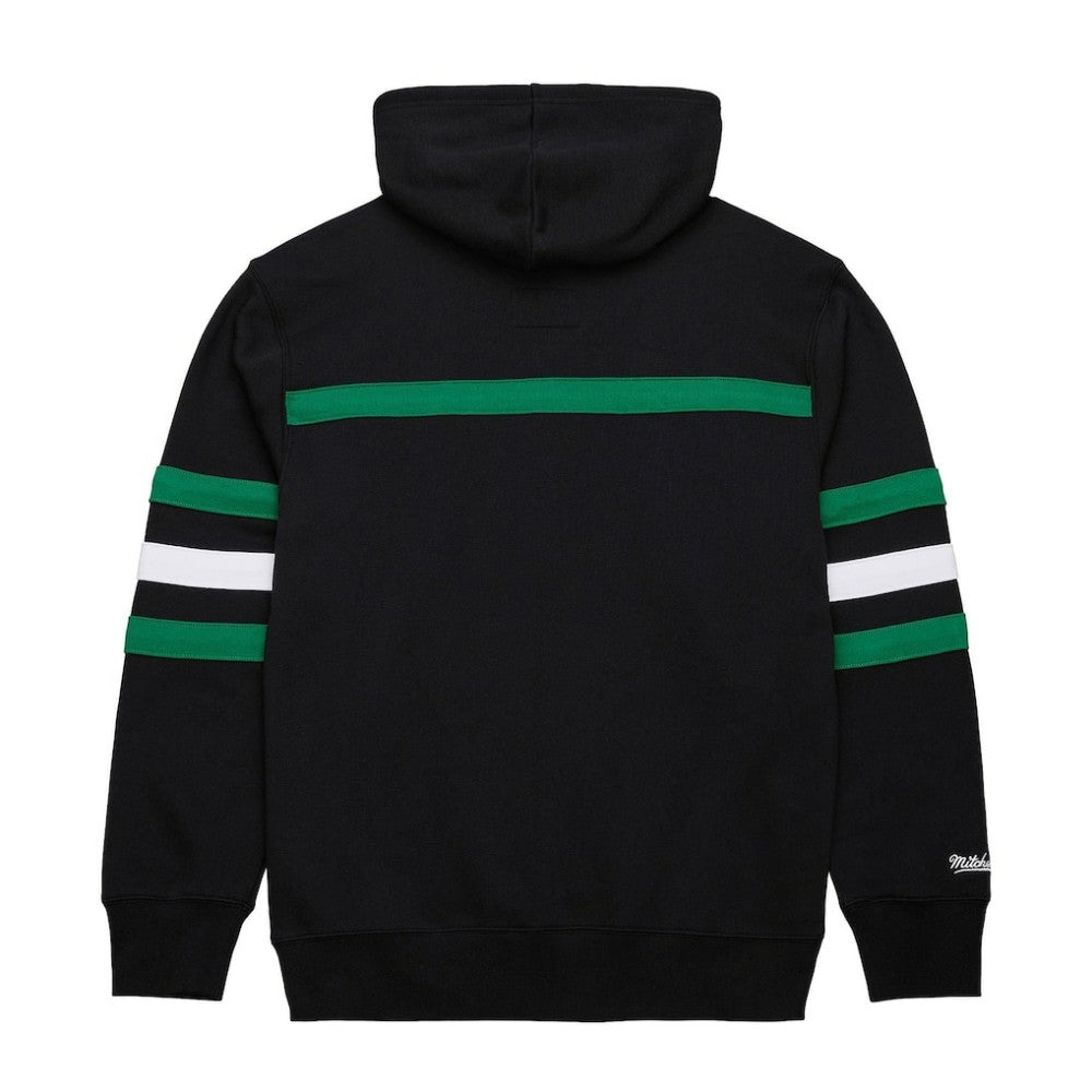 Dallas Stars Mitchell & Ness Head Coach Slogan Pullover Hoodie Black