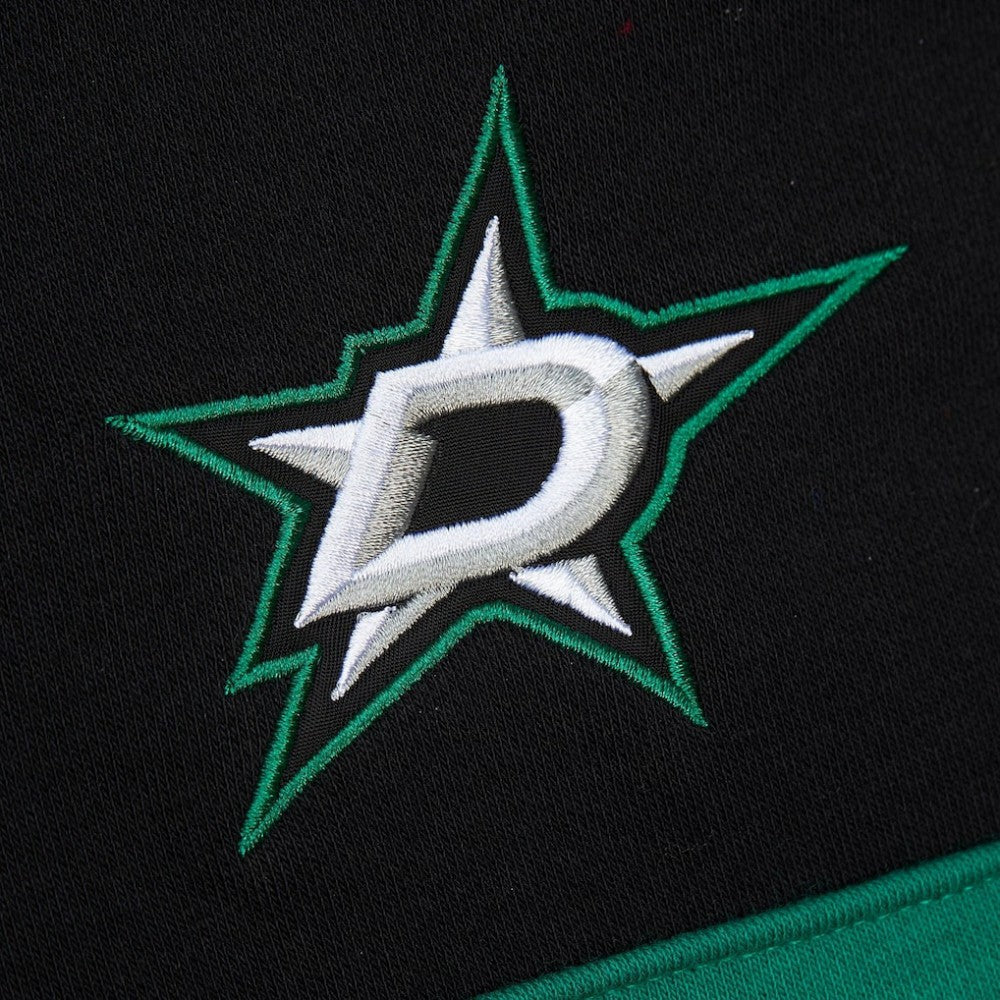 Dallas Stars Mitchell & Ness Head Coach Slogan Pullover Hoodie Black