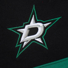 Dallas Stars Mitchell & Ness Head Coach Slogan Pullover Hoodie Black