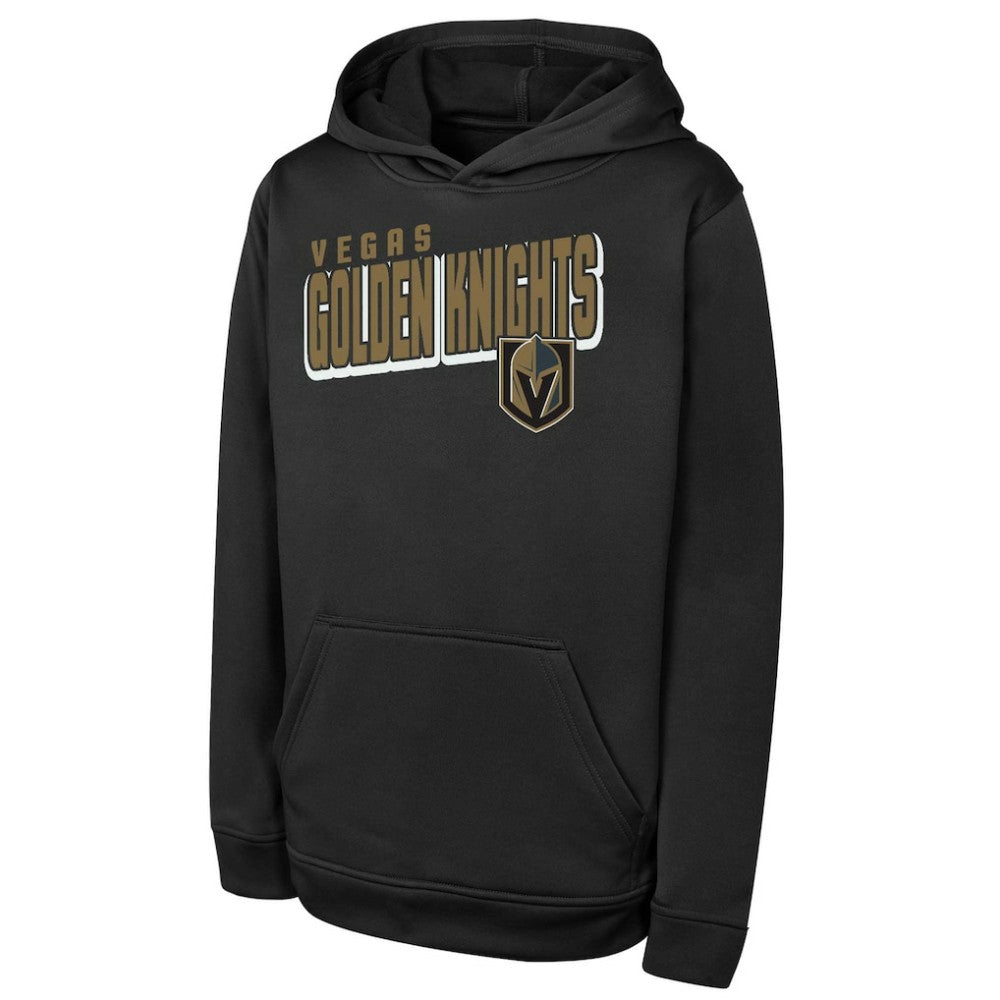 Vegas Golden Knights Youth Cyber Punk Performance Hoodie Black