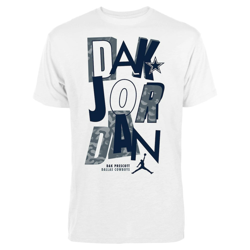 Dak Prescott Dallas Cowboys Jordan Brand Fresh Graphic T-Shirt - White cheap