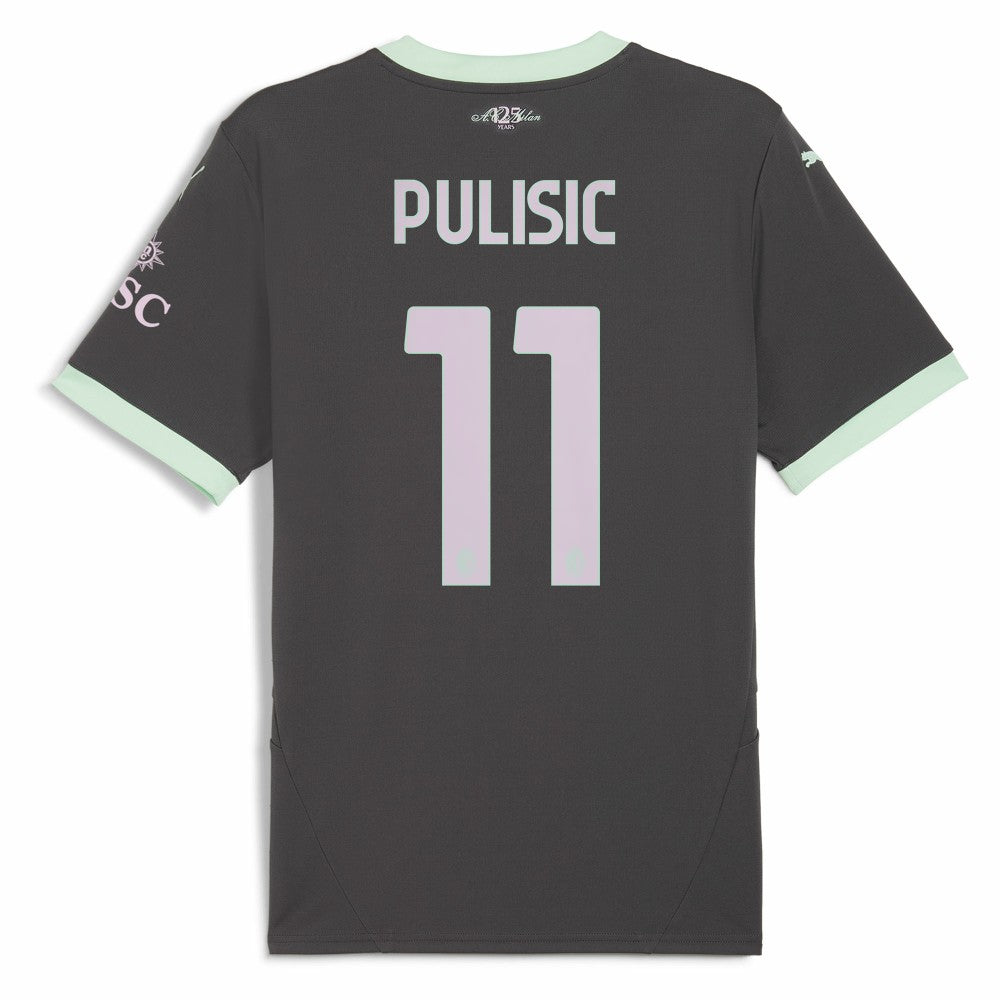 Christian Pulisic AC Milan 2024/25 Third Replica Player Jersey - Charcoal | Puma online