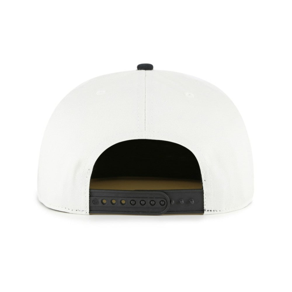 Philadelphia Phillies Foundation Captain Snapback Hat - White/Black | 47 brand
