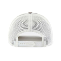 Atlanta Braves Tide Sweep Rope Trucker Adjustable Hat - Gray/White | 47 brand