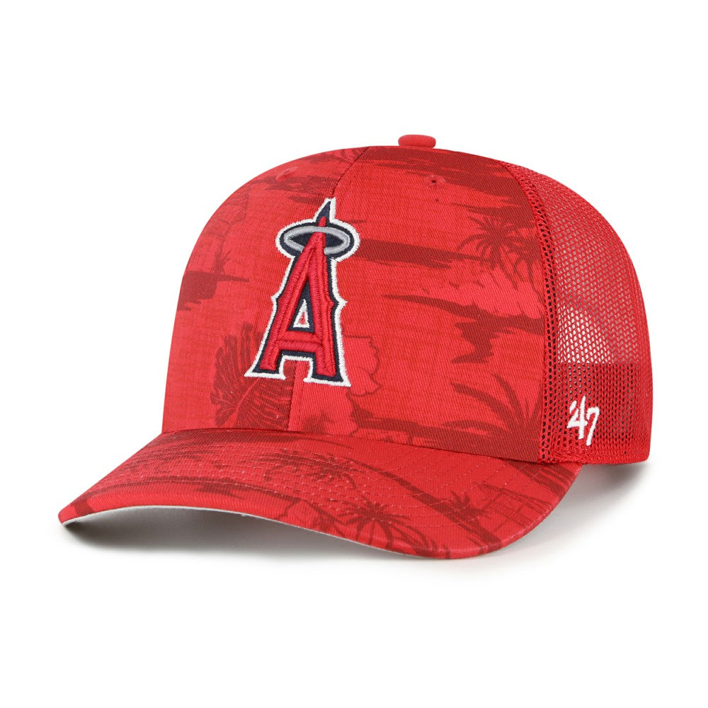 Los Angeles Angels Fiji Trucker Adjustable Hat - Red | 47 brand