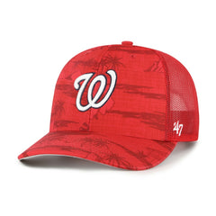 Washington Nationals Fiji Trucker Adjustable Hat - Red | 47 brand