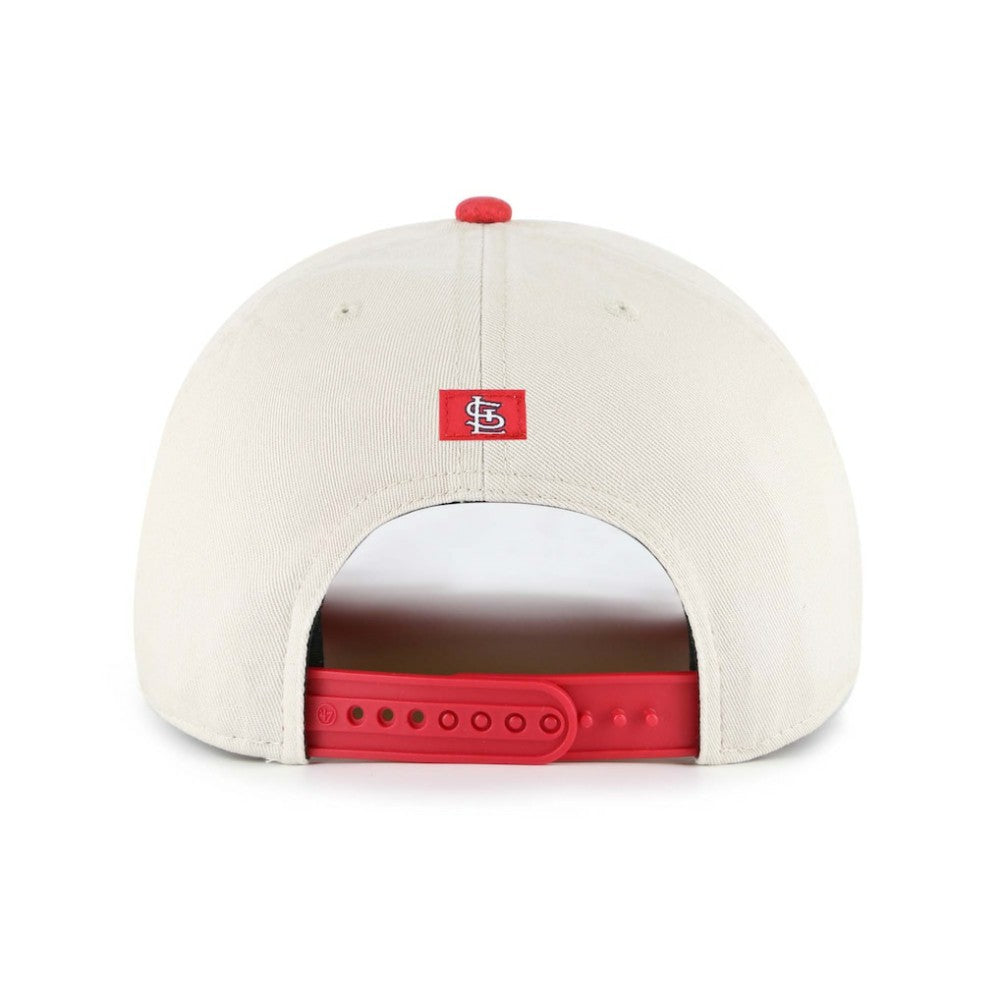 St. Louis Cardinals Fiji Rope Hitch Adjustable Hat - Cream/Red | 47 brand
