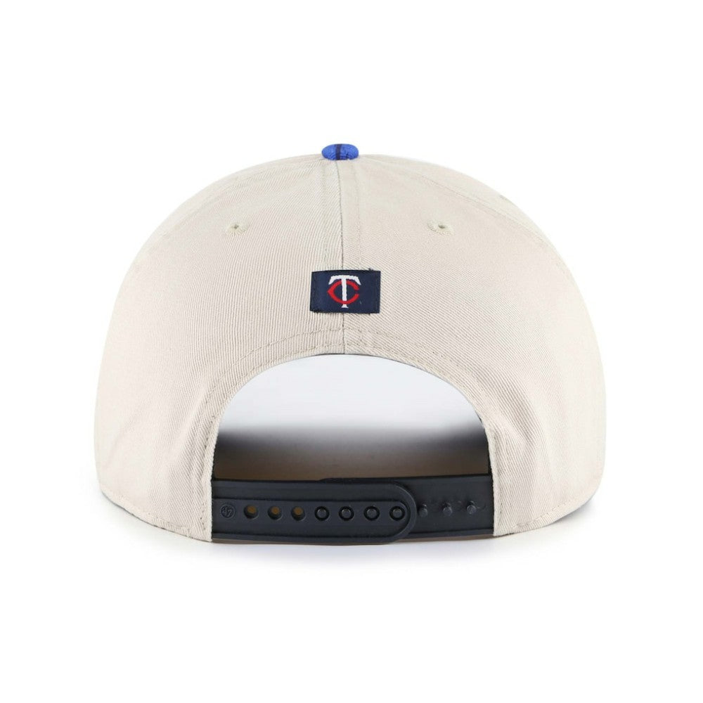 Minnesota Twins Fiji Rope Hitch Adjustable Hat - Cream/Navy | 47 brand