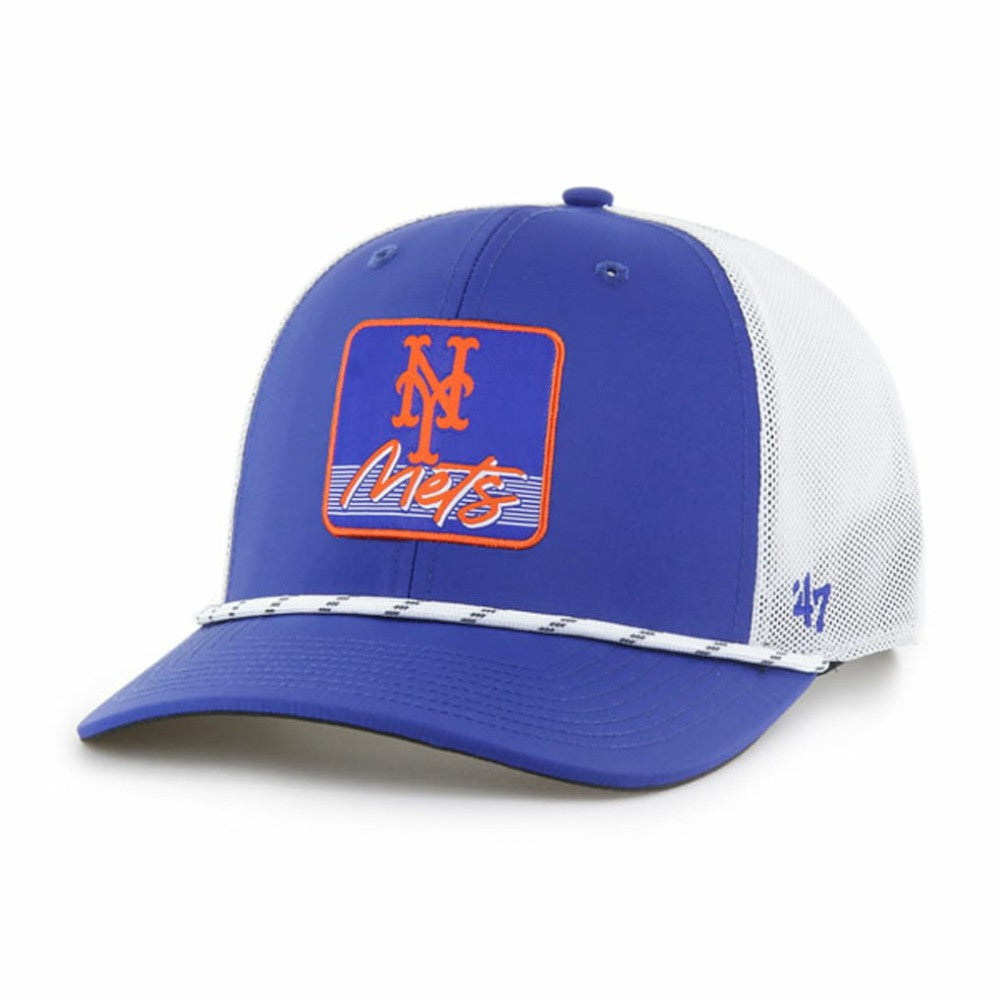 New York Mets Scratch Adjustable Trucker Hat - Royal/White | 47 brand