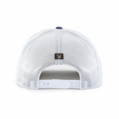 Milwaukee Brewers Scratch Adjustable Trucker Hat - Navy/White | 47 brand