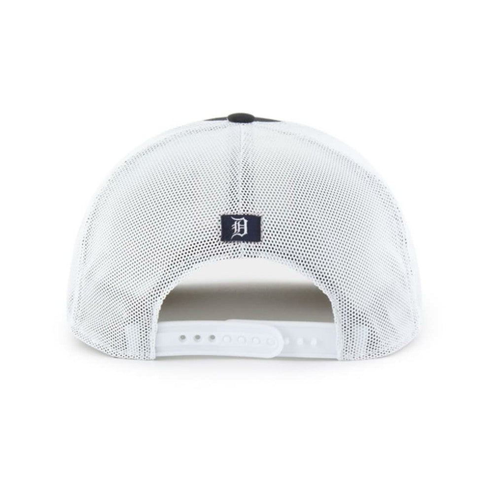 Detroit Tigers Scratch Adjustable Trucker Hat - Navy/White | 47 brand