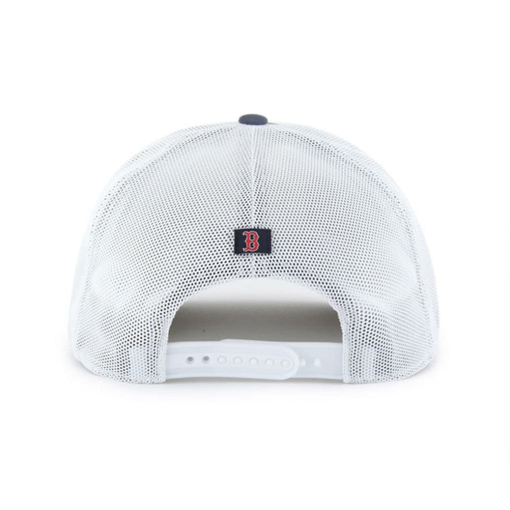 Boston Red Sox Scratch Adjustable Trucker Hat - Navy/White | 47 brand