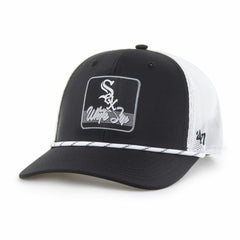 Chicago White Sox Scratch Adjustable Trucker Hat - Black/White | 47 brand