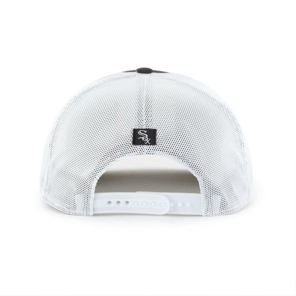 Chicago White Sox Scratch Adjustable Trucker Hat - Black/White | 47 brand