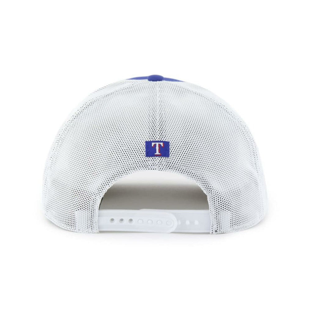 Texas Rangers Scratch Adjustable Trucker Hat - Royal/White | 47 brand