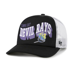 Tampa Bay Rays Meander Foam Trucker Snapback Hat - Black | 47 brand