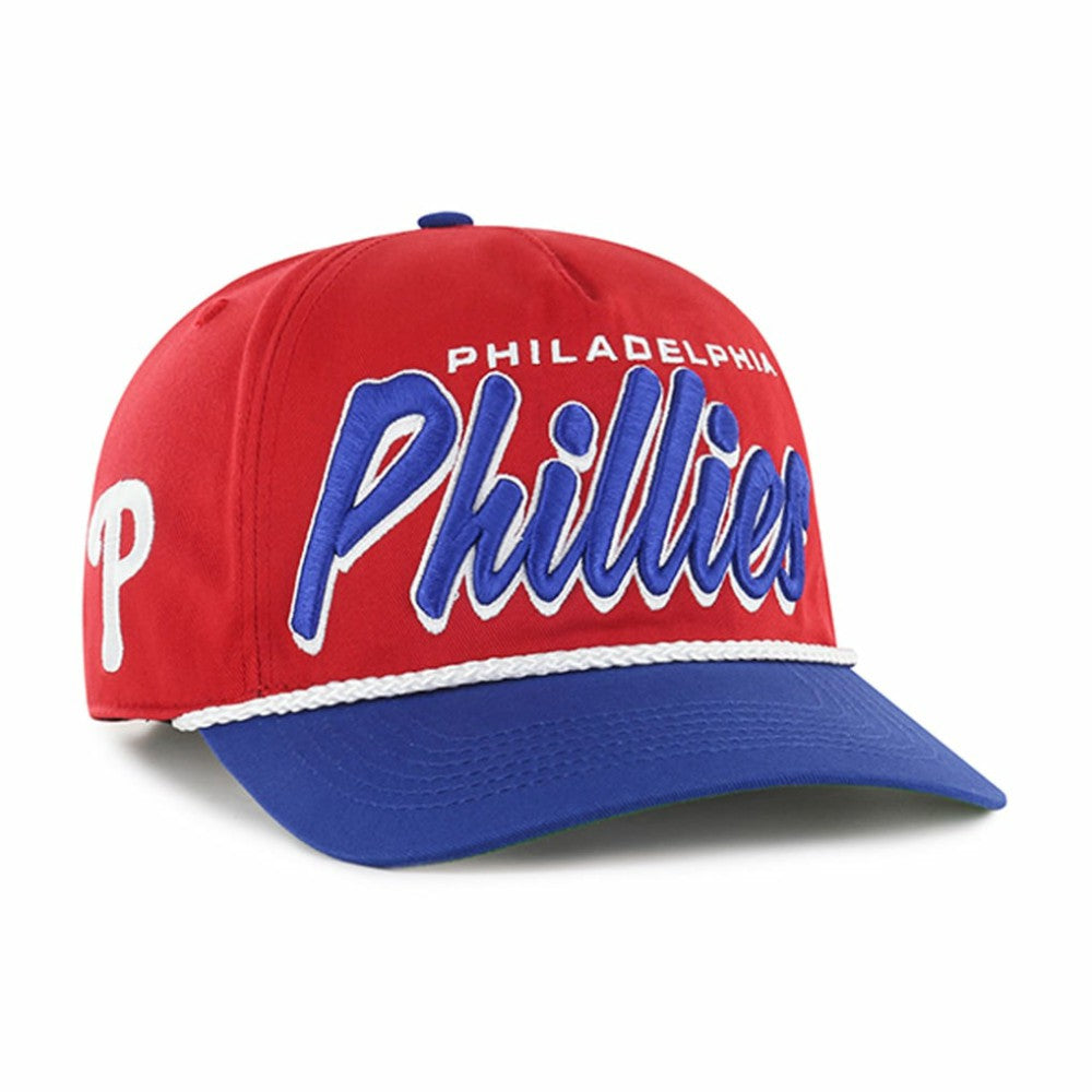 Philadelphia Phillies Dropshadow Rope Hitch Adjustable Hat - Red | 47 brand