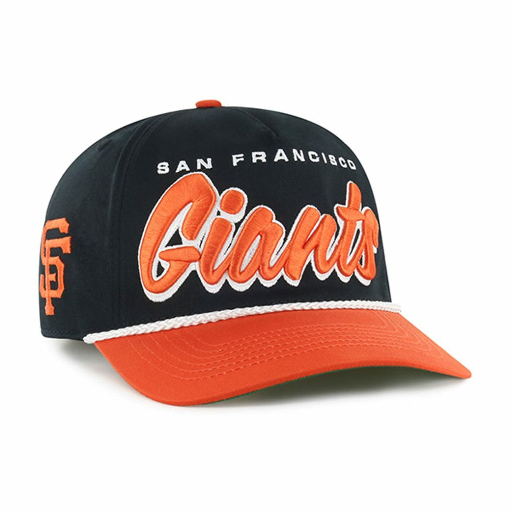 San Francisco Giants Dropshadow Rope Hitch Adjustable Hat - Black | 47 brand