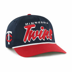 Minnesota Twins Dropshadow Rope Hitch Adjustable Hat - Navy | 47 brand