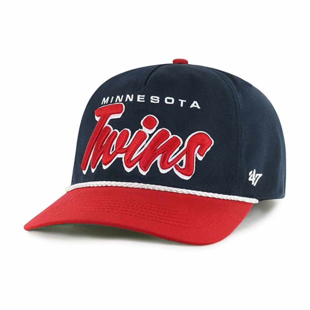 Minnesota Twins Dropshadow Rope Hitch Adjustable Hat - Navy | 47 brand