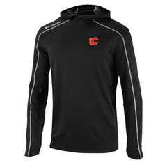 Calgary Flames Columbia Shotgun Omni-Wick Pullover Hoodie Black