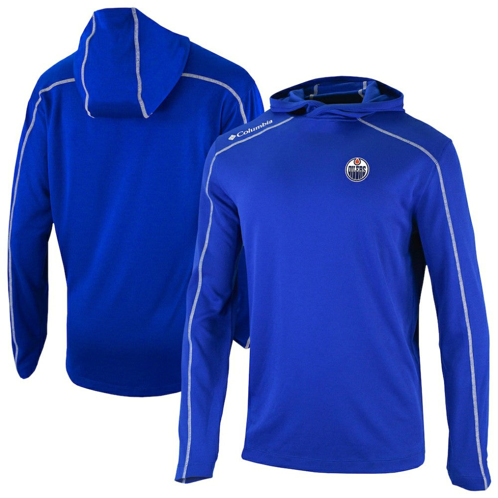 Edmonton Oilers Columbia Shotgun Omni-Wick Pullover Hoodie Royal