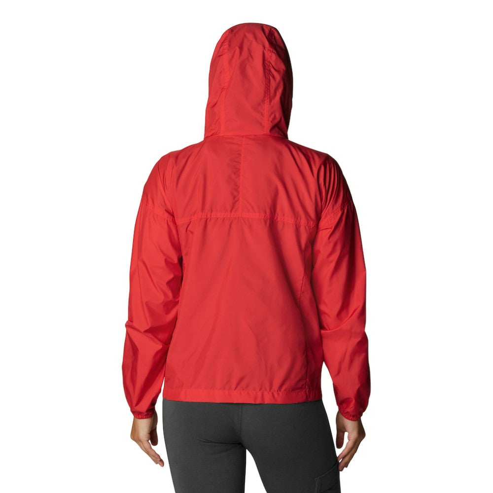Calgary Flames Columbia Women's Flash Challenger Omni-Wick Hoodie Full-Zip Windbreaker Red