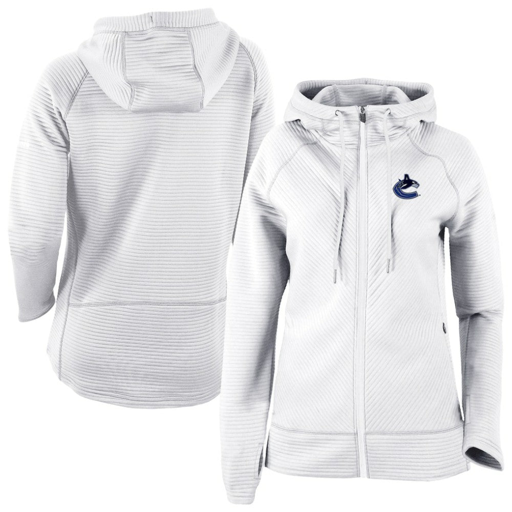 Vancouver Canucks Columbia Omni-Wick Pack It Up Full-Zip Jacket White