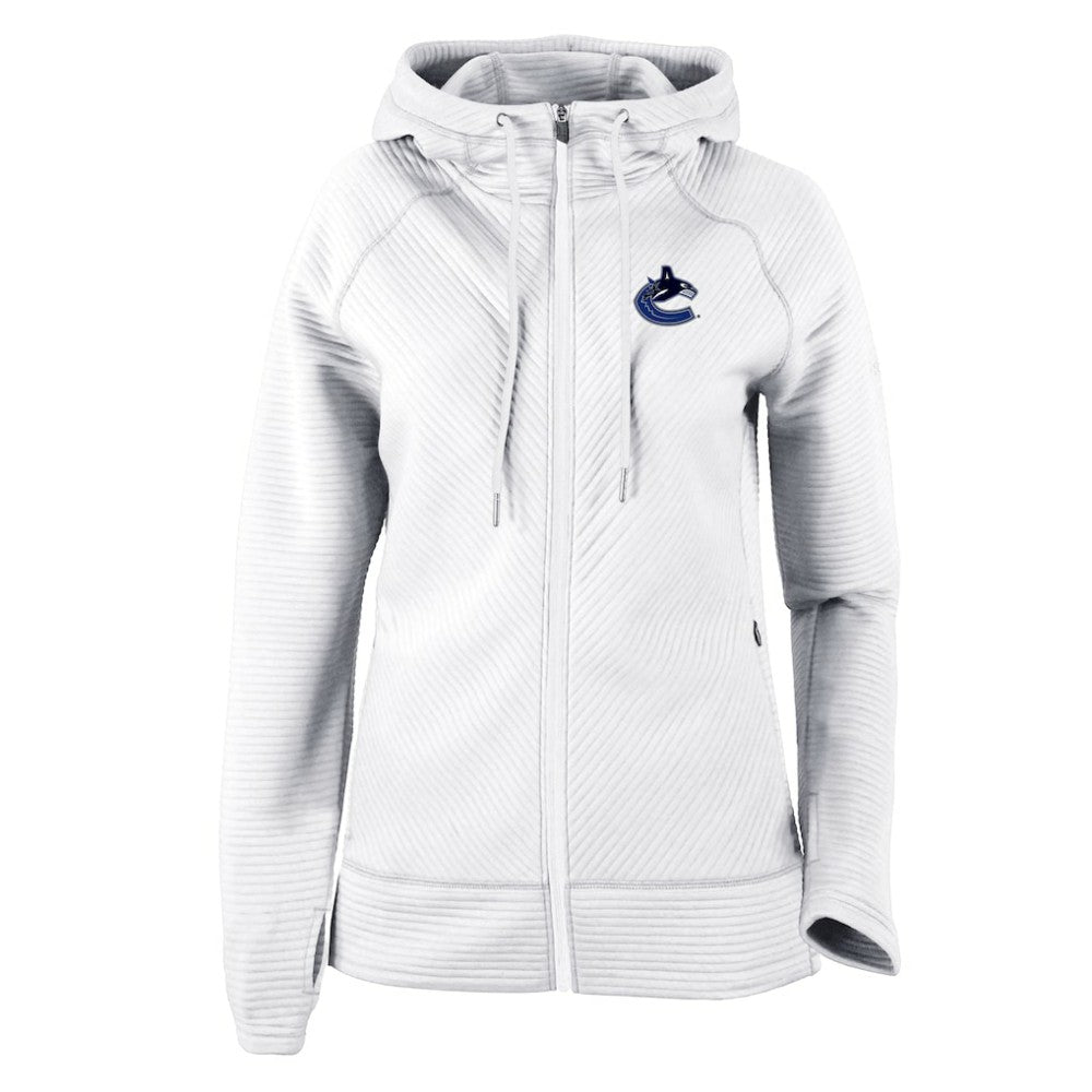 Vancouver Canucks Columbia Omni-Wick Pack It Up Full-Zip Jacket White